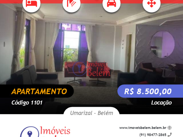 #1101 - Apartamento para Locação em Belém - PA - 1