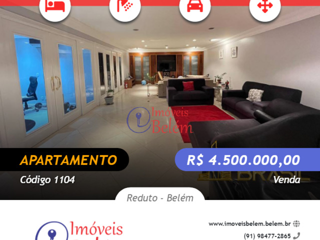 #1104 - Apartamento para Venda em Belém - PA