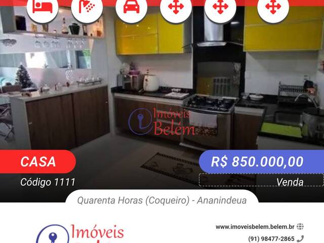 #1111 - Casa para Venda em Ananindeua - PA - 1