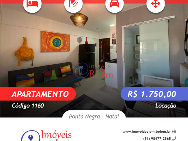 #1160 - Apartamento para Locação em Natal - RN - 1