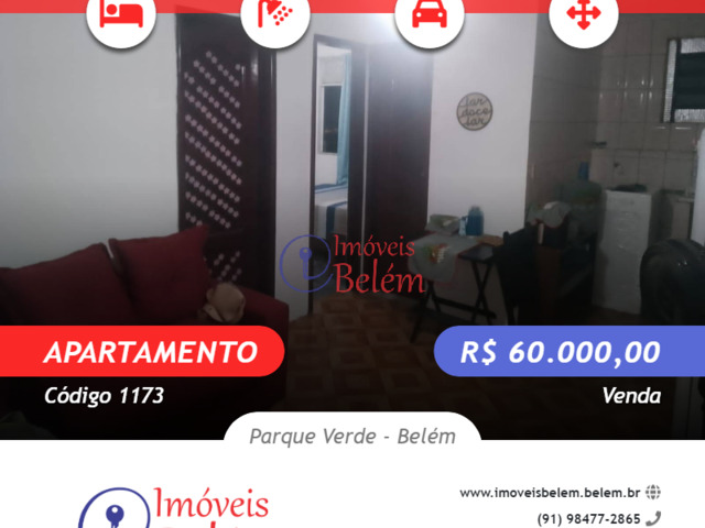 #1173 - Apartamento para Venda em Belém - PA - 1