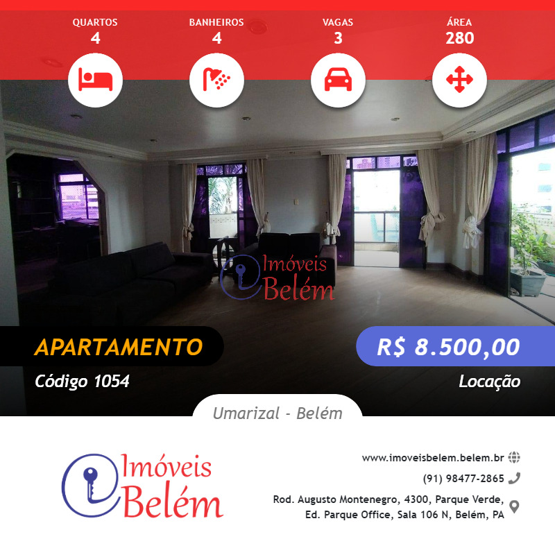 Apartamento para alugar com 4 quartos, 280m² - Foto 1