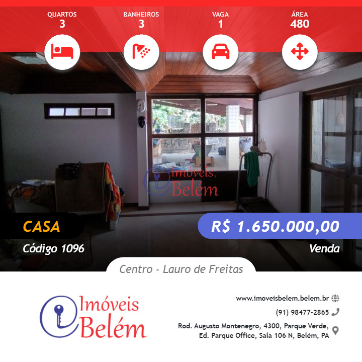 Casa à venda com 3 quartos, 480m² - Foto 1