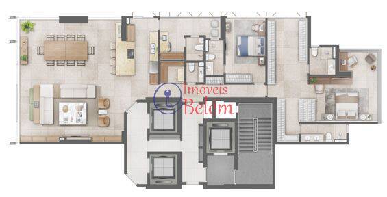 Apartamento à venda com 3 quartos, 193m² - Foto 53