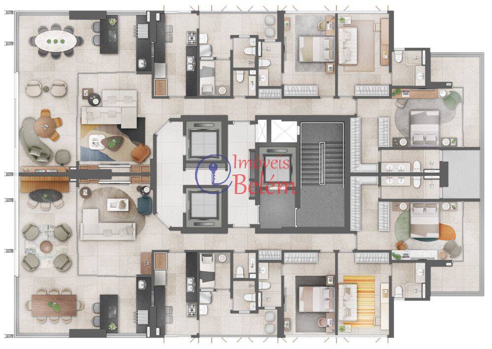 Apartamento à venda com 3 quartos, 193m² - Foto 57