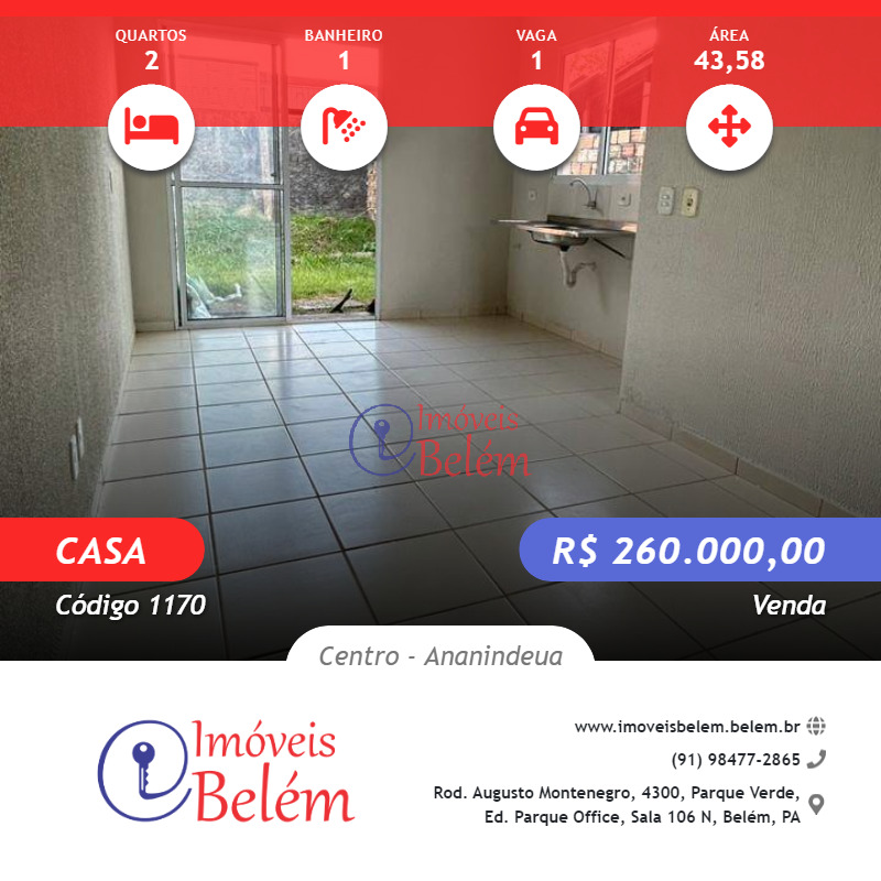 Casa à venda com 2 quartos, 43m² - Foto 1